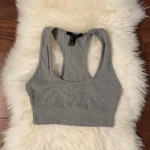 Cropped workout tank